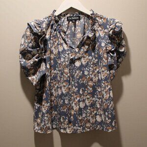 NWOT En Saison Floral Blouse - Sz M